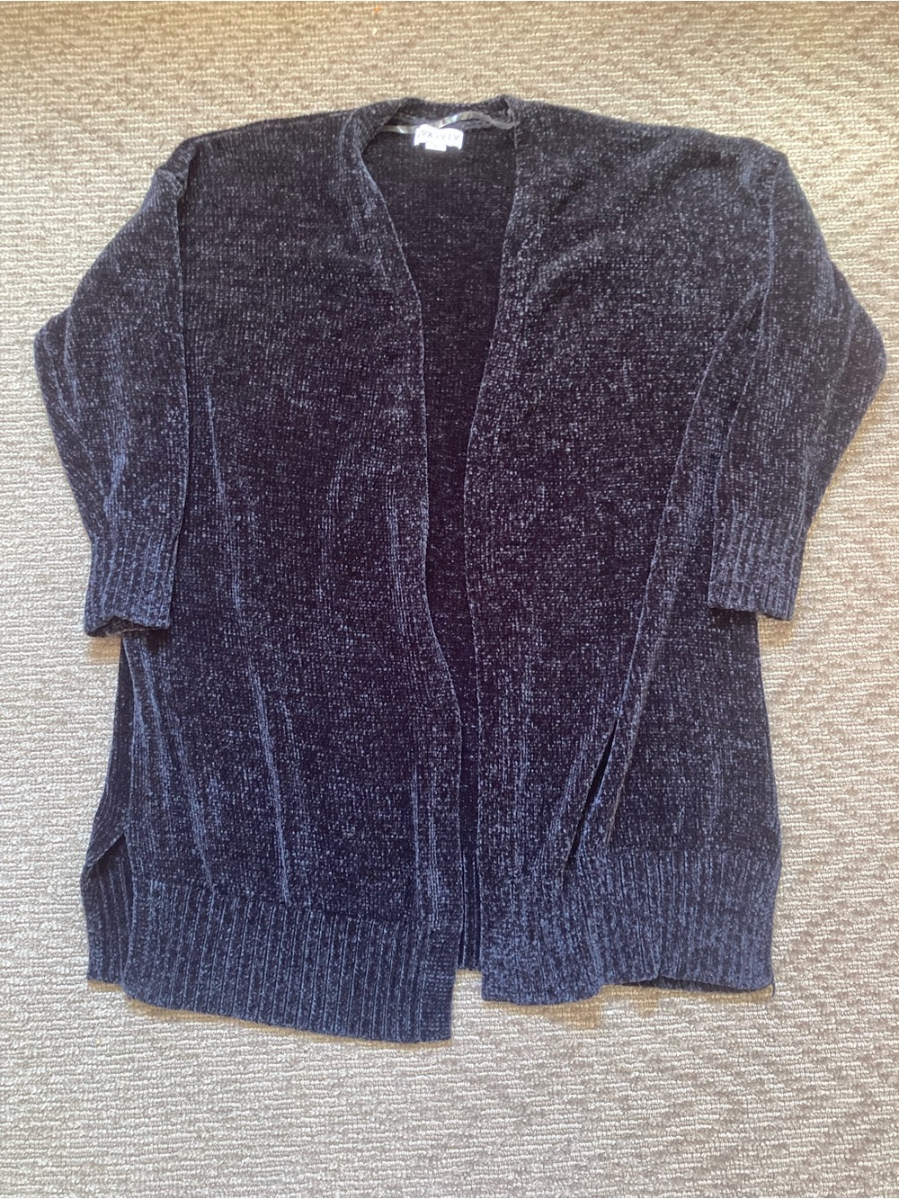 Ava & Viv Chenille Open Front Cardigan